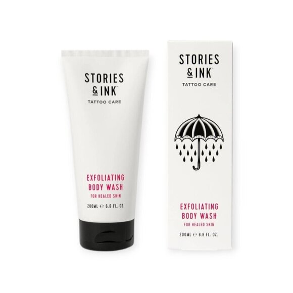 Exfoliating Tattoo Care Body Wash 200ml - Stories & Ink - Picture 2 of 11